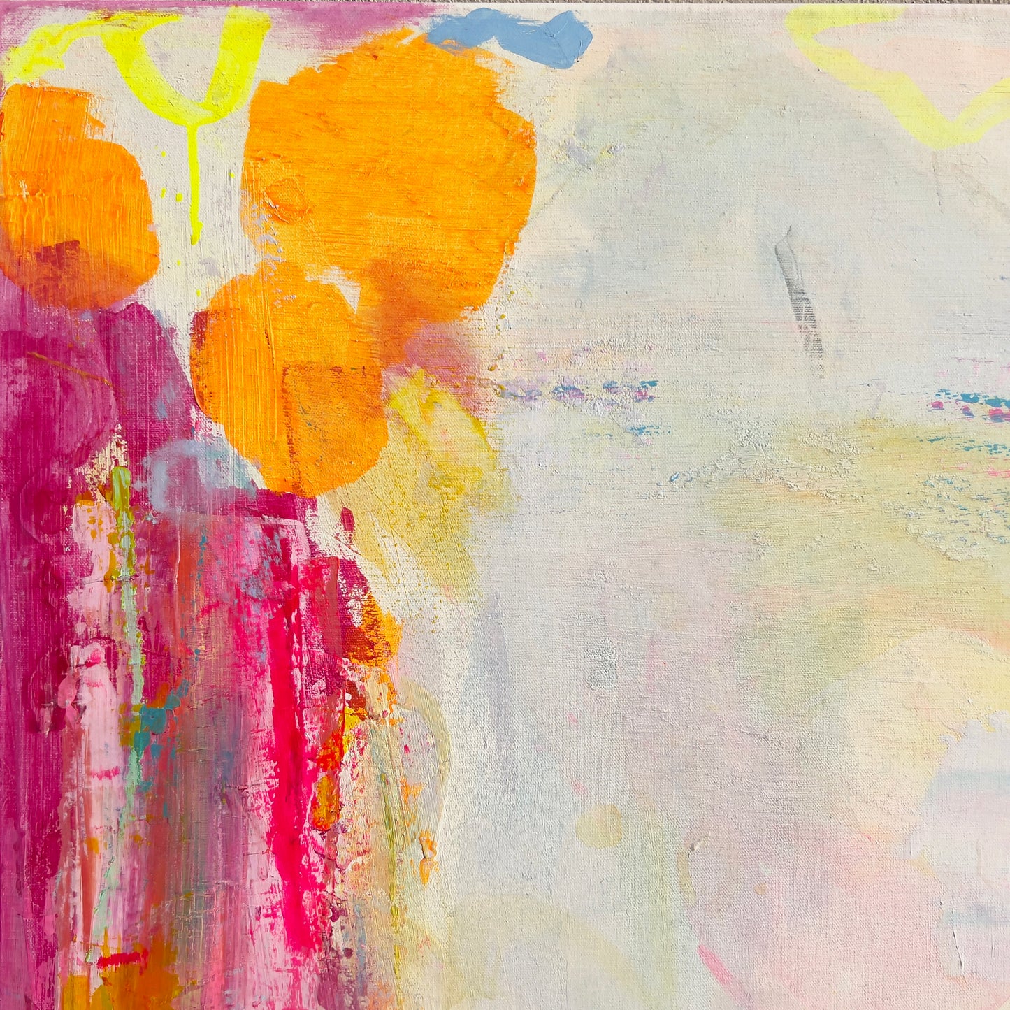 'To Me, You Are Perfect'  76cm x 76cm - Kathryn Sillince Artist