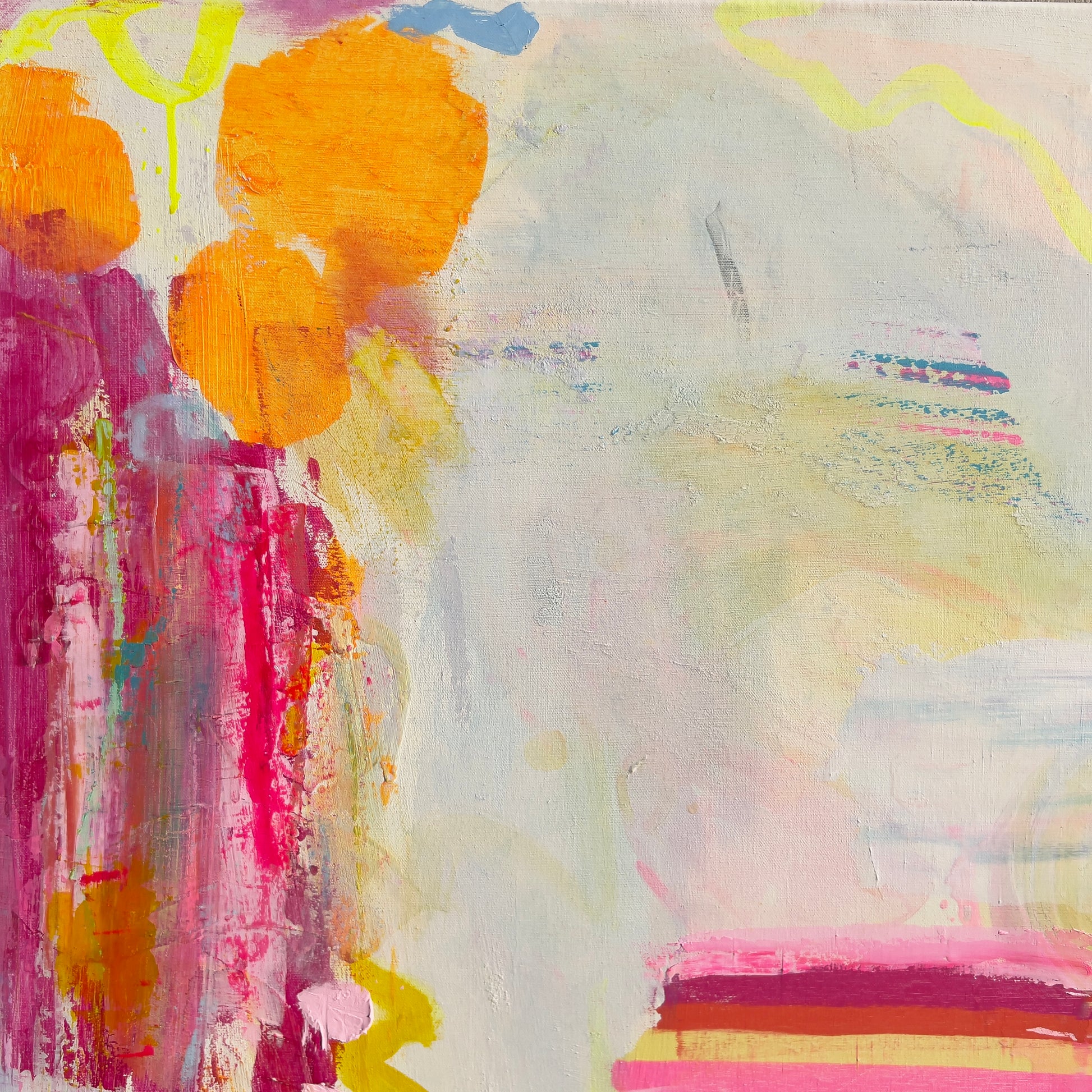 'To Me, You Are Perfect'  76cm x 76cm - Kathryn Sillince Artist