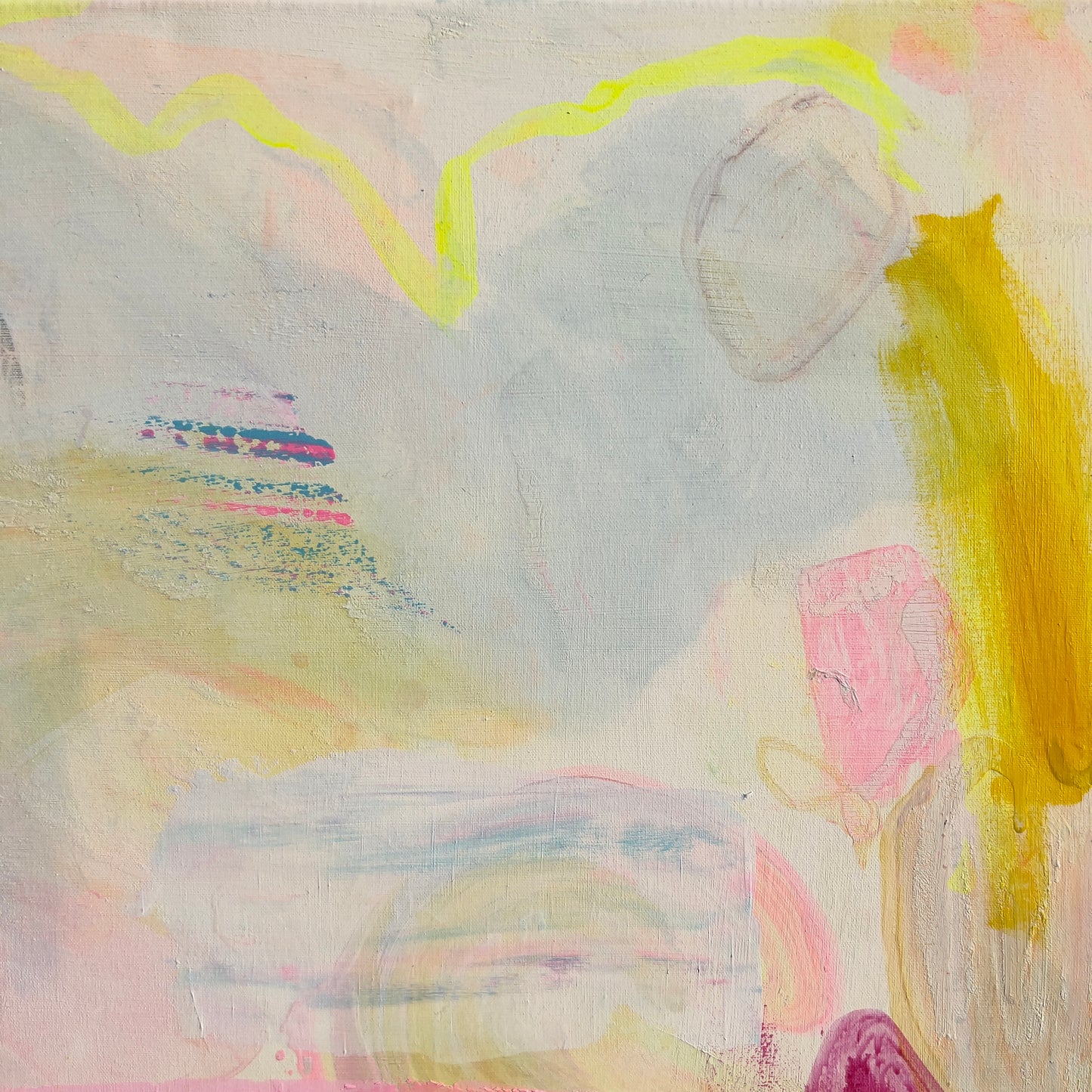 'To Me, You Are Perfect'  76cm x 76cm - Kathryn Sillince Artist