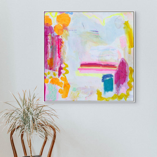 'To Me, You Are Perfect'  76cm x 76cm - Kathryn Sillince Artist