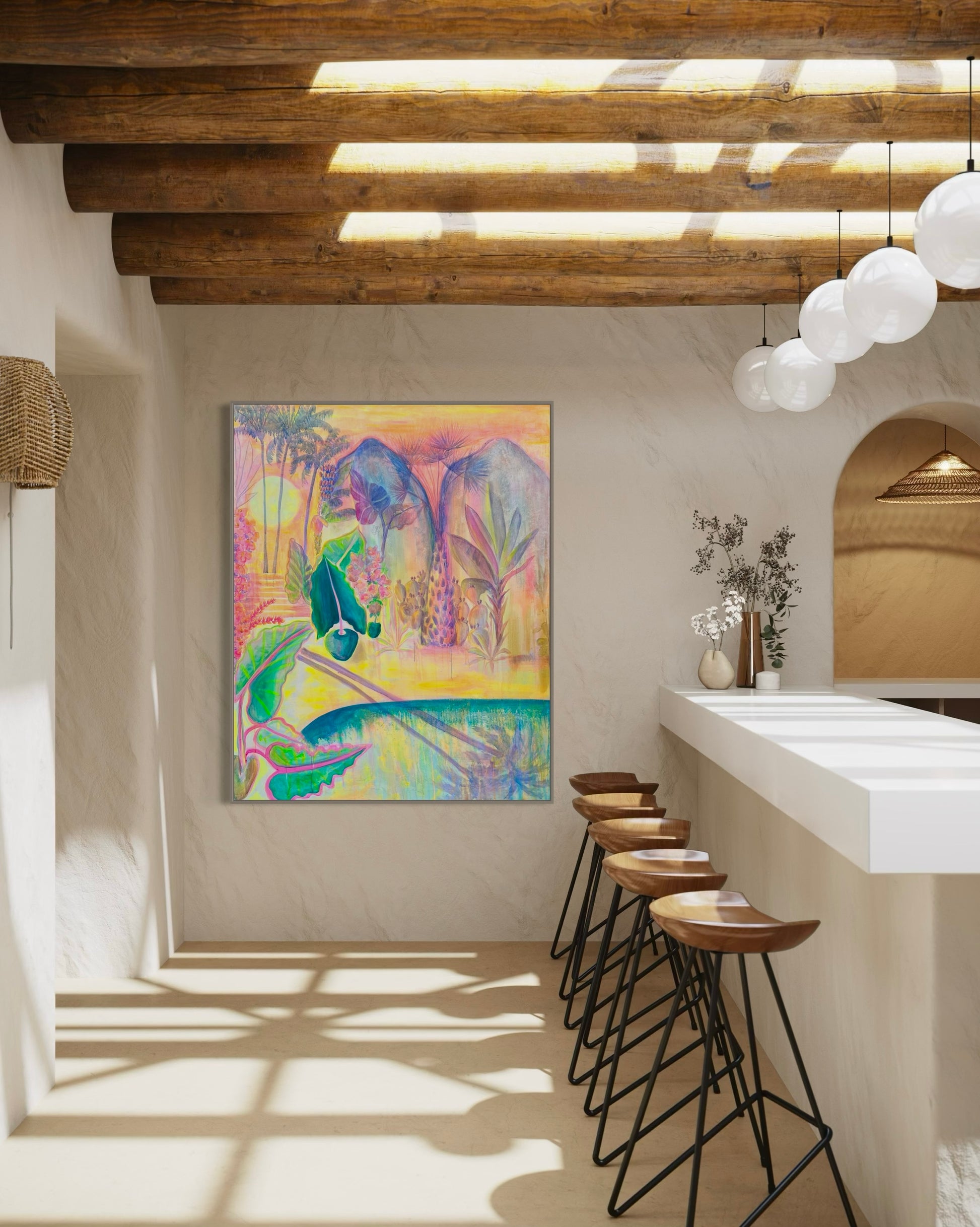 ‘Twilight Tropics’ 122cm x 153cm - Kathryn Sillince Artist