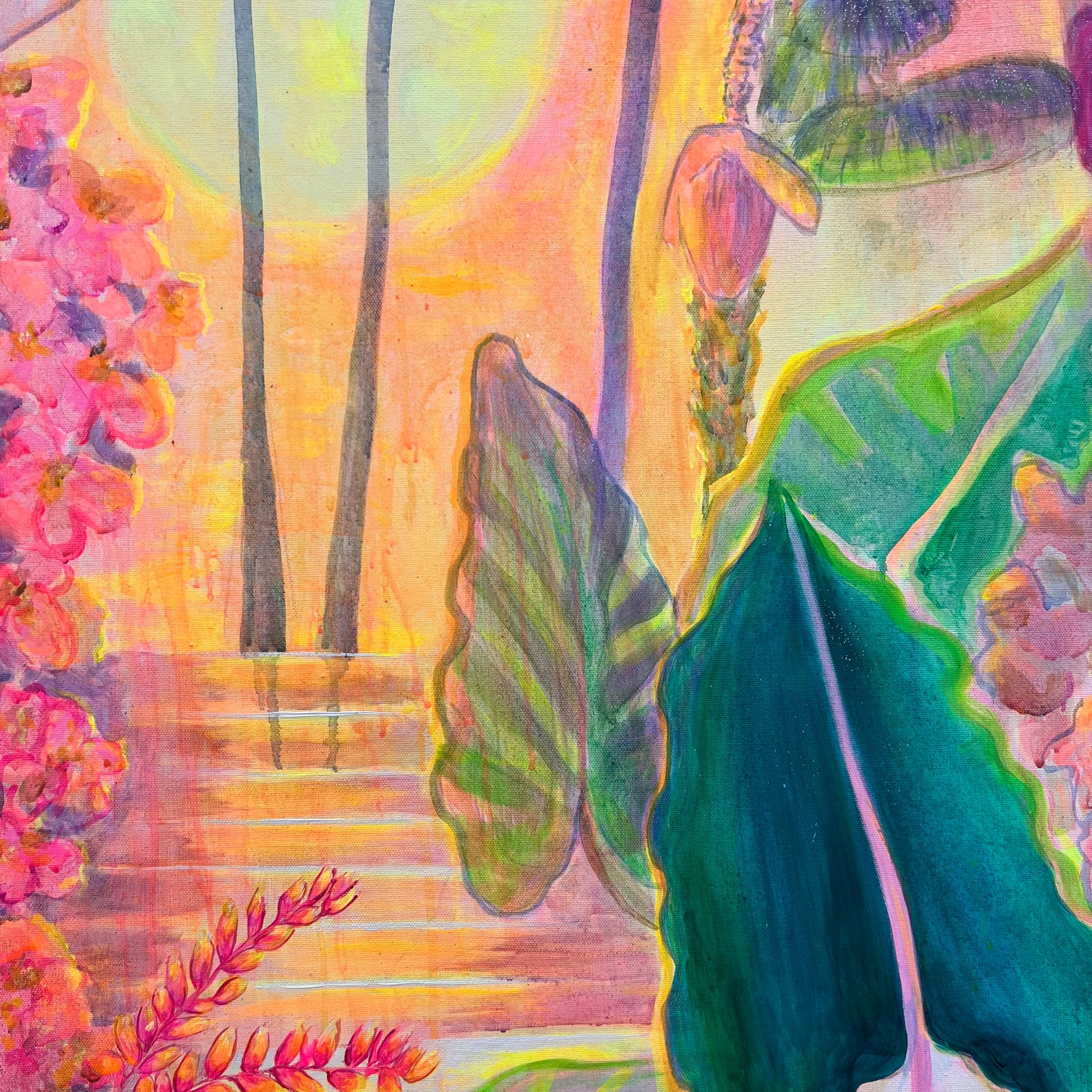 ‘Twilight Tropics’ 122cm x 153cm - Kathryn Sillince Artist