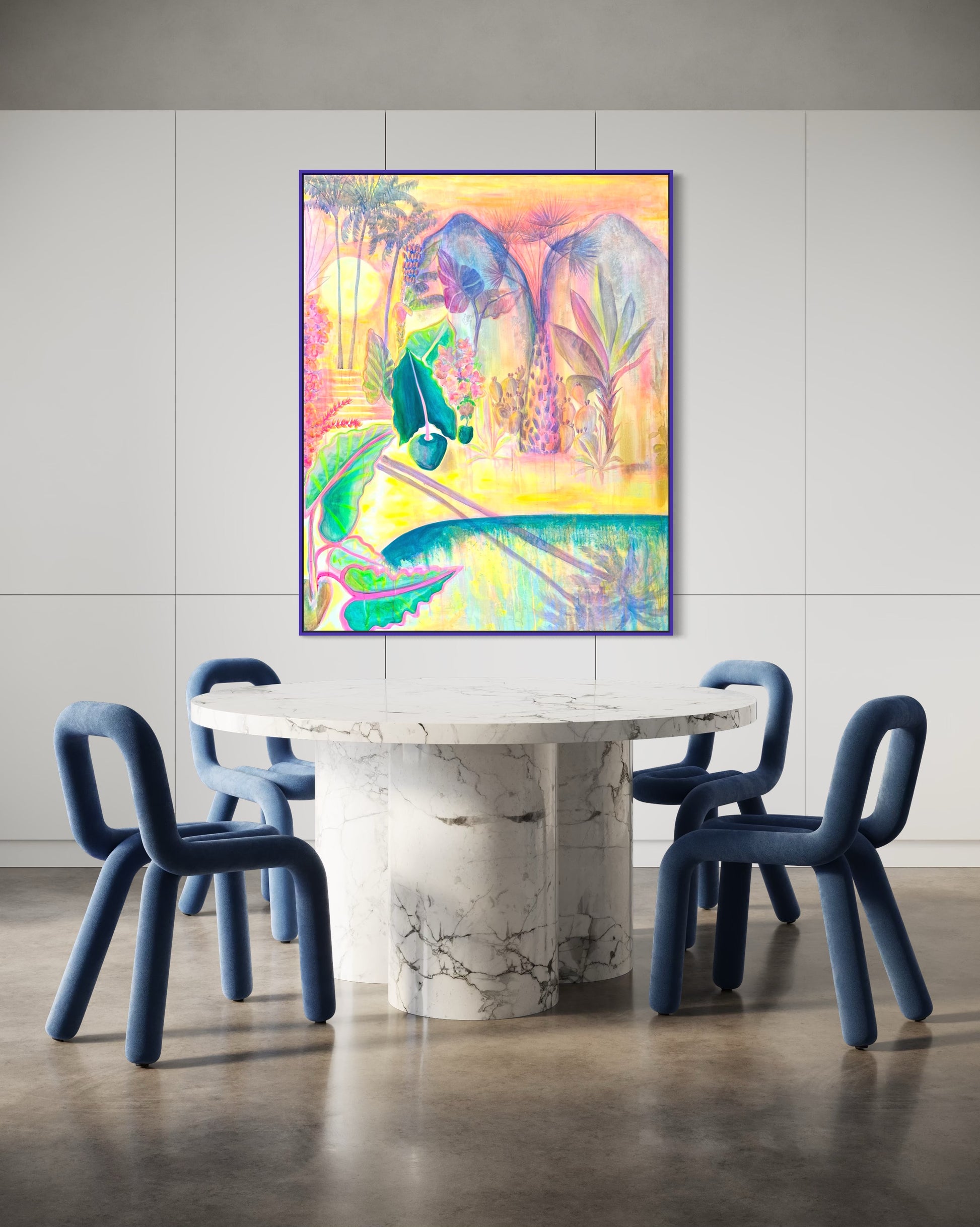 ‘Twilight Tropics’ 122cm x 153cm - Kathryn Sillince Artist
