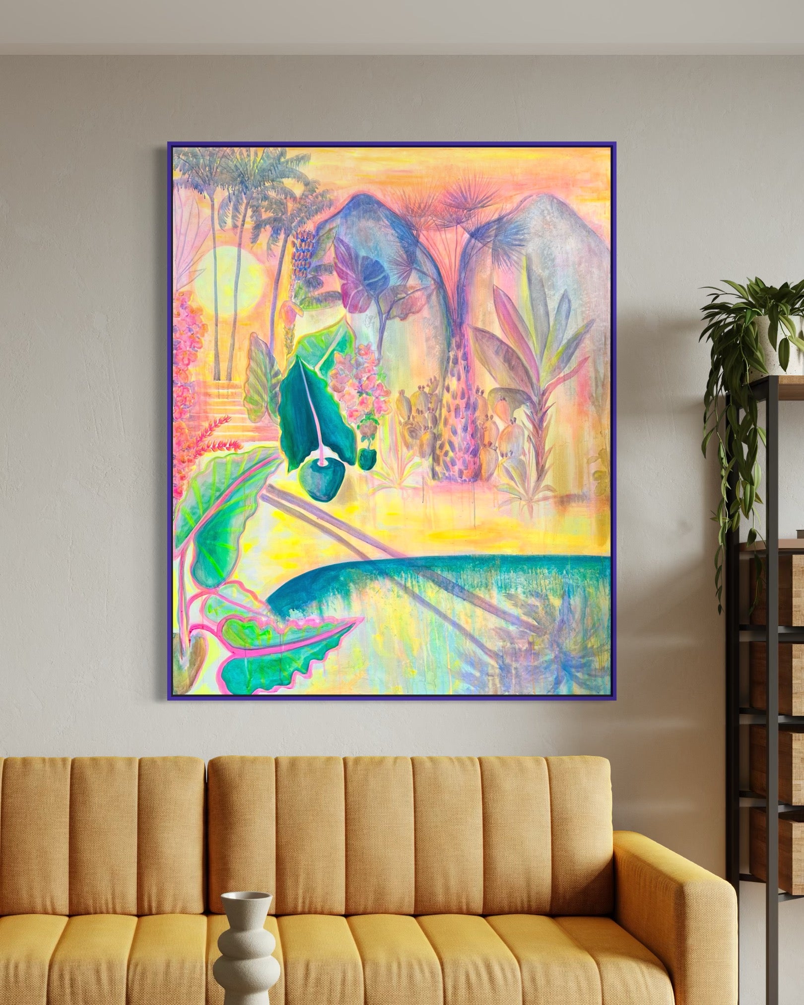 ‘Twilight Tropics’ 122cm x 153cm - Kathryn Sillince Artist
