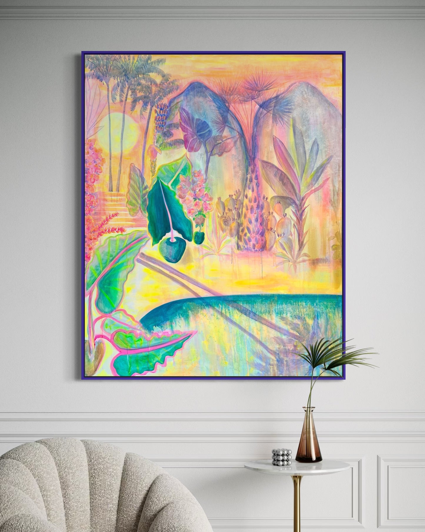 ‘Twilight Tropics’ 122cm x 153cm - Kathryn Sillince Artist