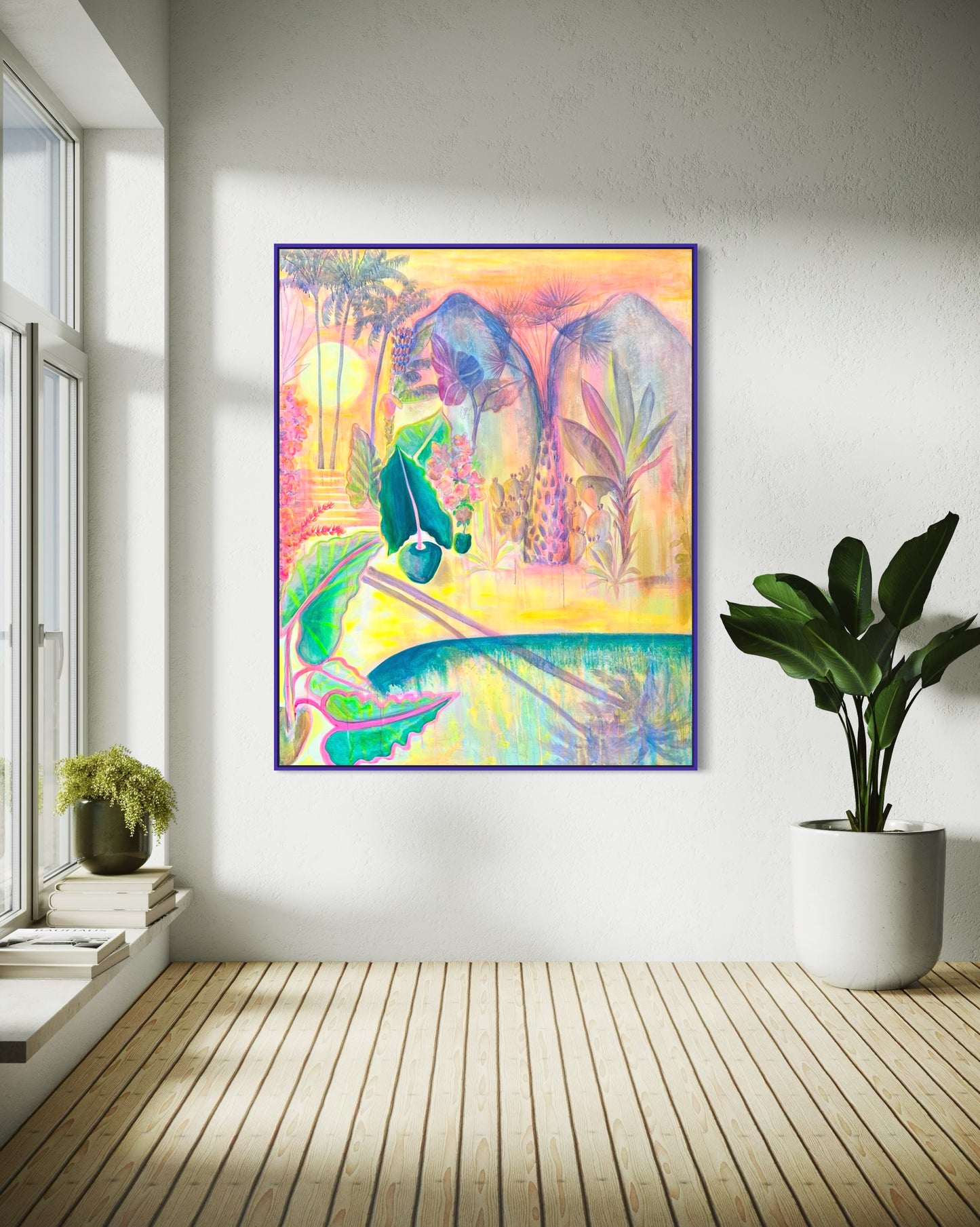 ‘Twilight Tropics’ 122cm x 153cm - Kathryn Sillince Artist