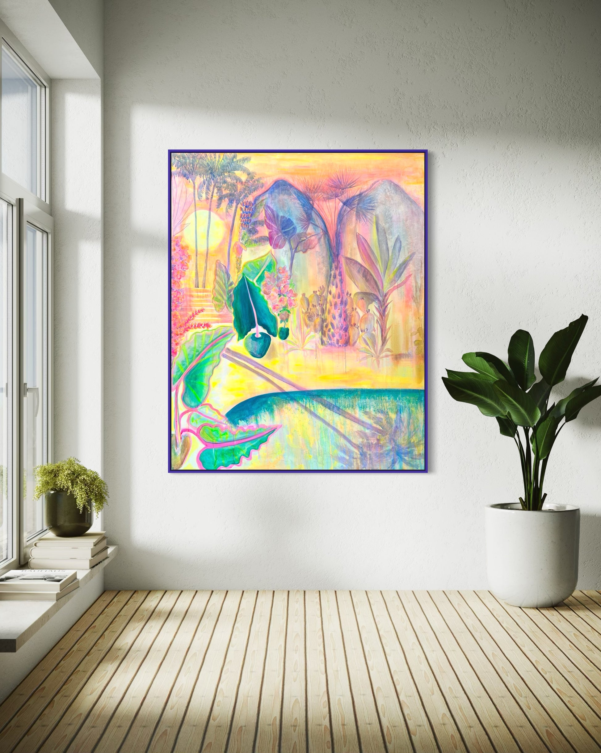 ‘Twilight Tropics’ 122cm x 153cm - Kathryn Sillince Artist