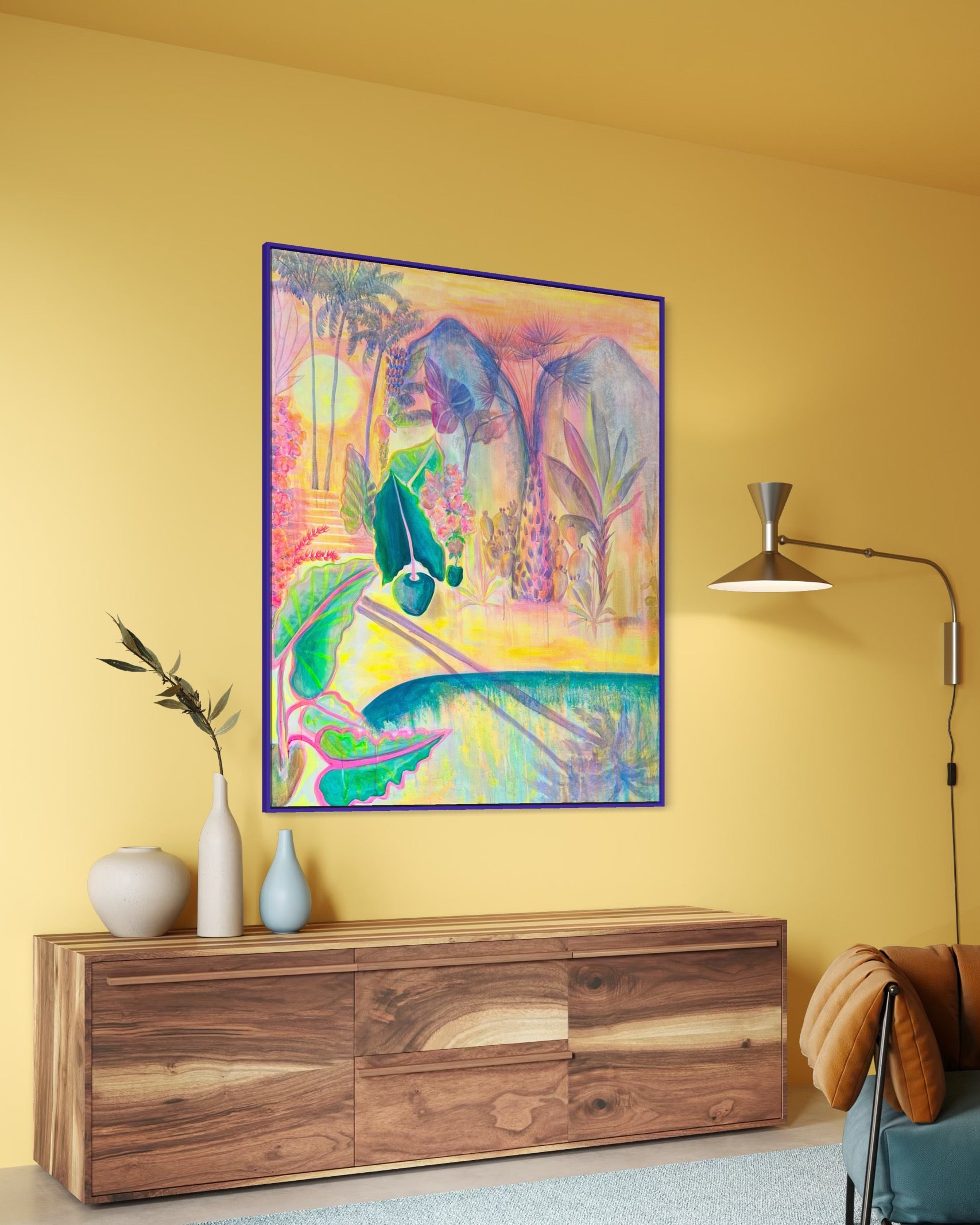 ‘Twilight Tropics’ 122cm x 153cm - Kathryn Sillince Artist