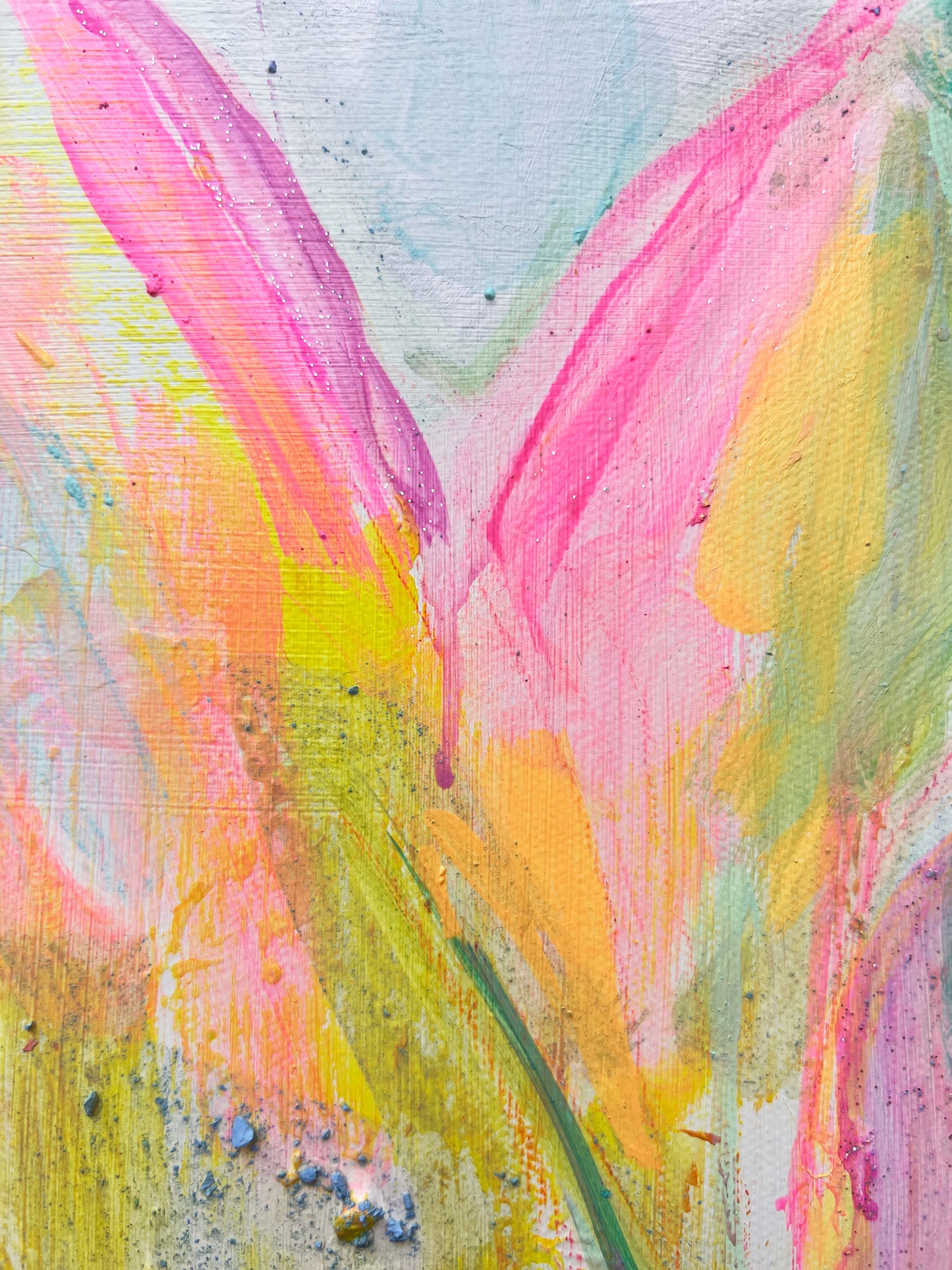 'Two Alocasia Leaves' 32.5cm x 43cm - Kathryn Sillince Artist