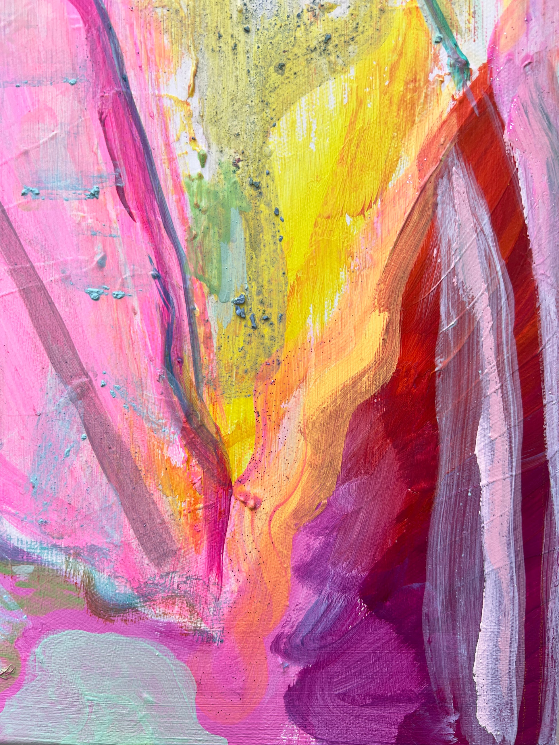 'Two Alocasia Leaves' 32.5cm x 43cm - Kathryn Sillince Artist