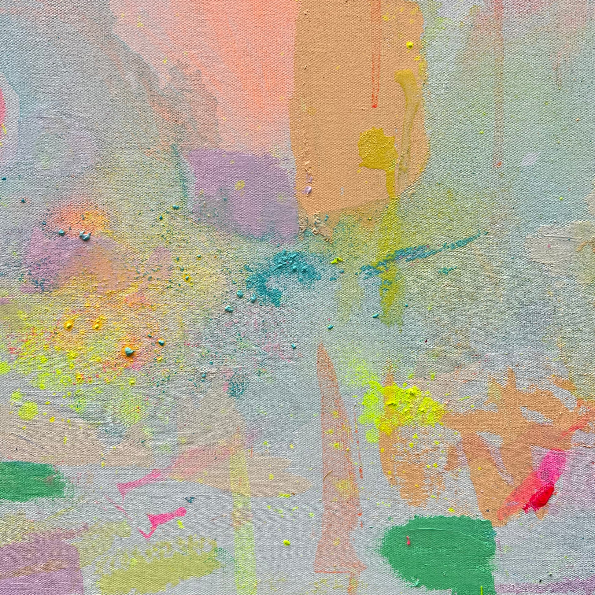 ‘Up In The Clouds’ 82cm x 82cm - Kathryn Sillince Artist