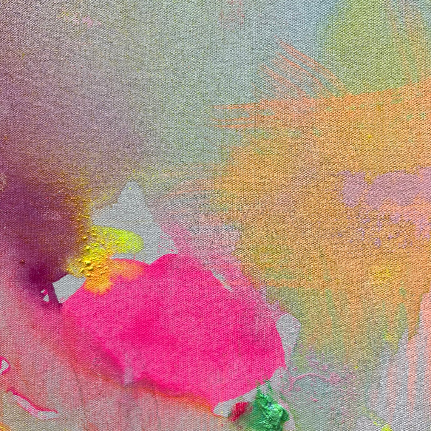 ‘Up In The Clouds’ 82cm x 82cm - Kathryn Sillince Artist
