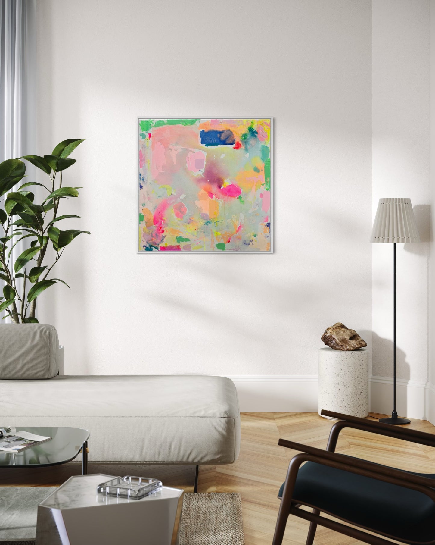 ‘Up In The Clouds’ 82cm x 82cm - Kathryn Sillince Artist