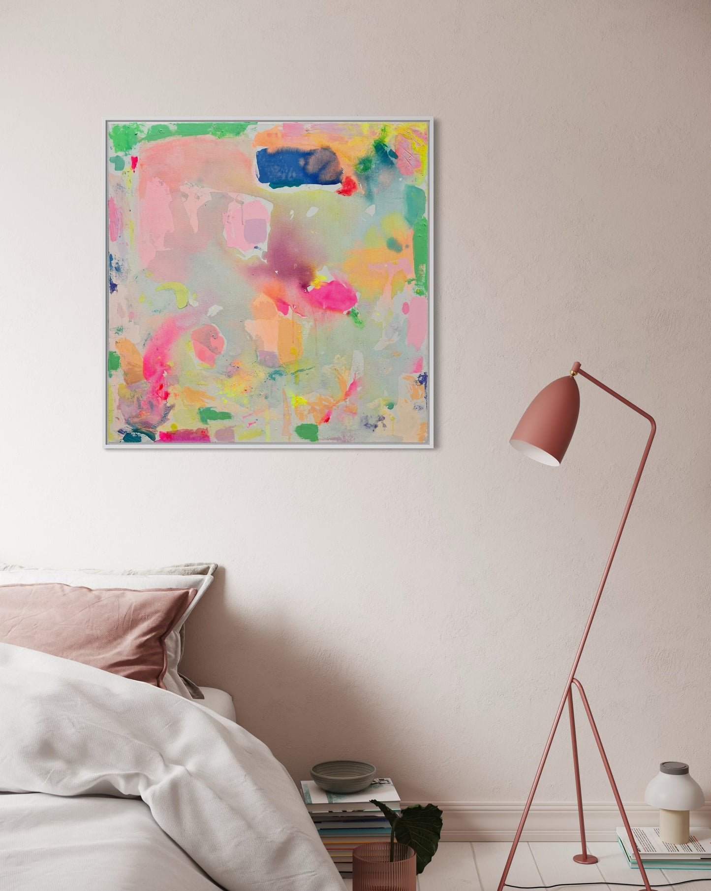 ‘Up In The Clouds’ 82cm x 82cm - Kathryn Sillince Artist