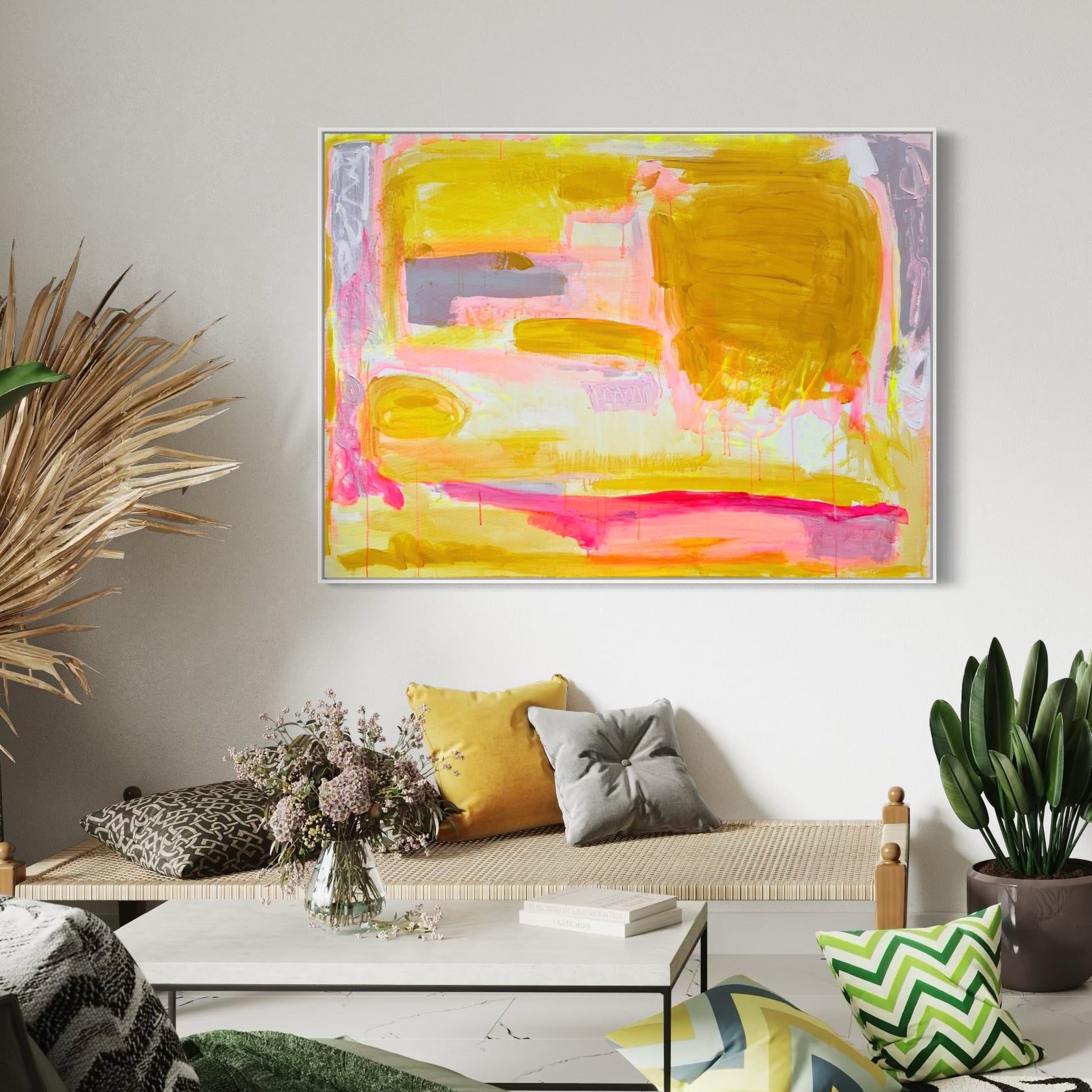 'Yellow Dream'  153cm x 112cm - Kathryn Sillince Artist