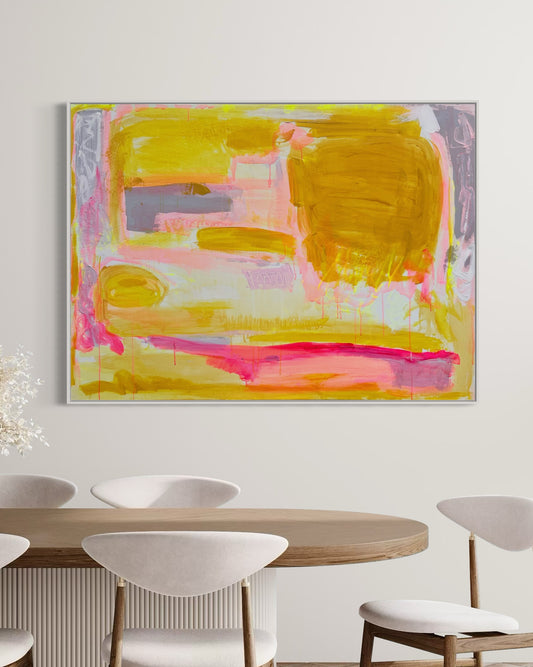 'Yellow Dream'  153cm x 112cm - Kathryn Sillince Artist