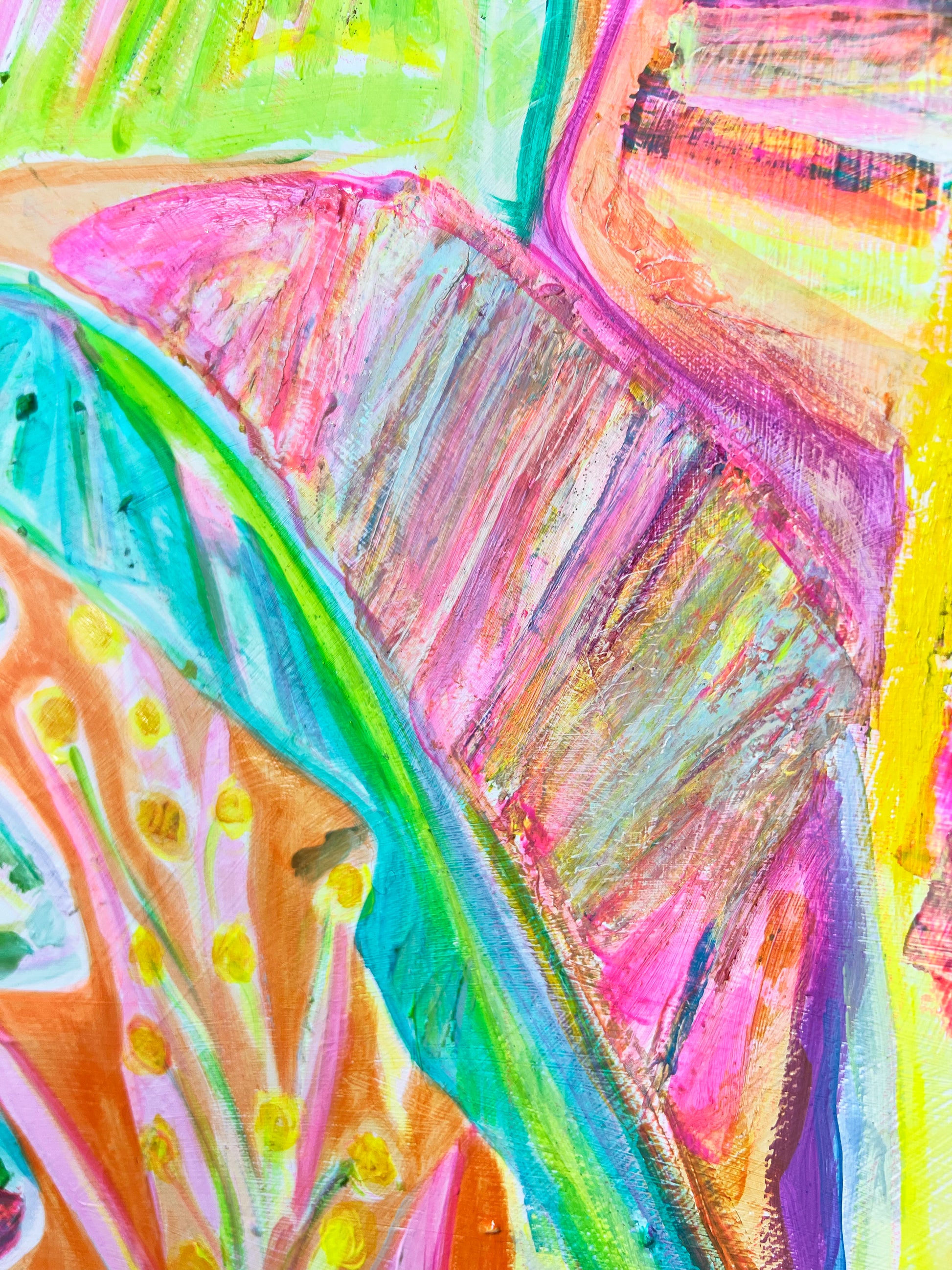 'Zing Of Zingiber'  56cm x 56cm - Kathryn Sillince Artist