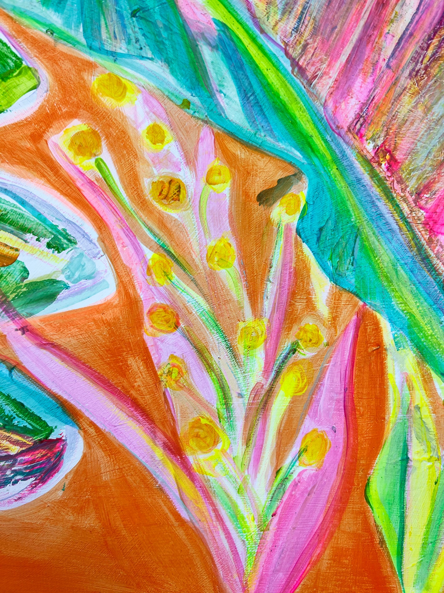 'Zing Of Zingiber'  56cm x 56cm - Kathryn Sillince Artist