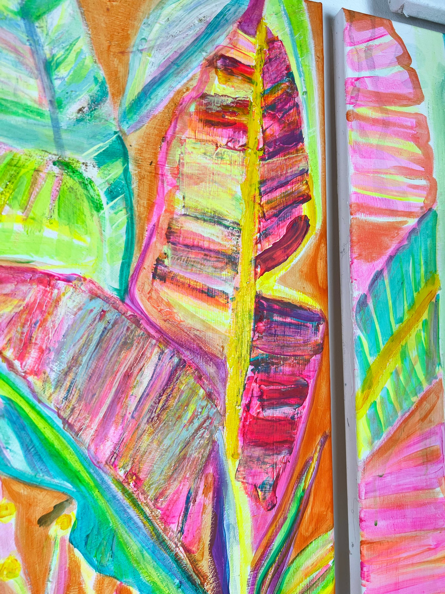 'Zing Of Zingiber'  56cm x 56cm - Kathryn Sillince Artist