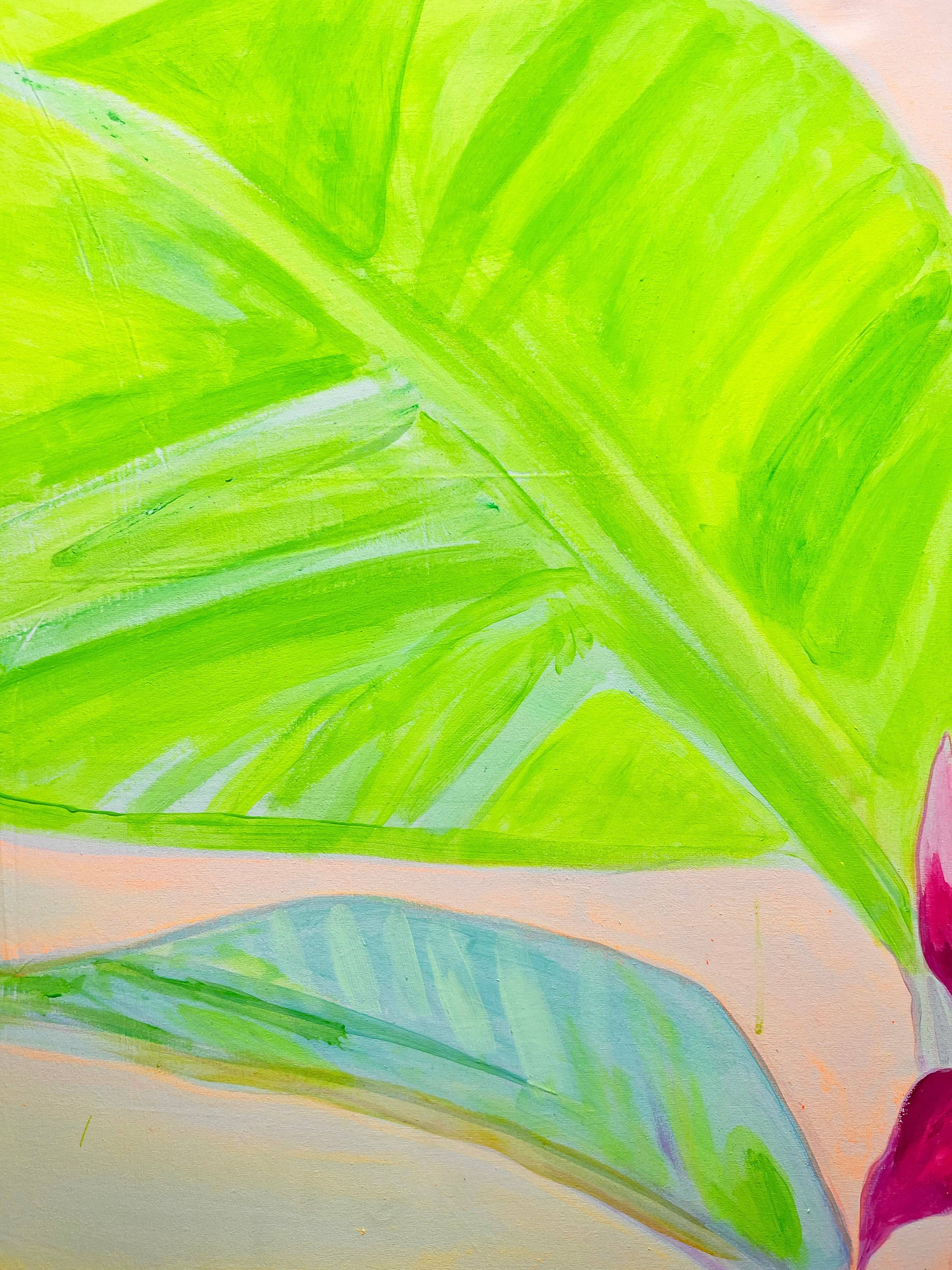 'Musa Velutina In Her Element'  112cm x 112cm - Kathryn Sillince Artist
