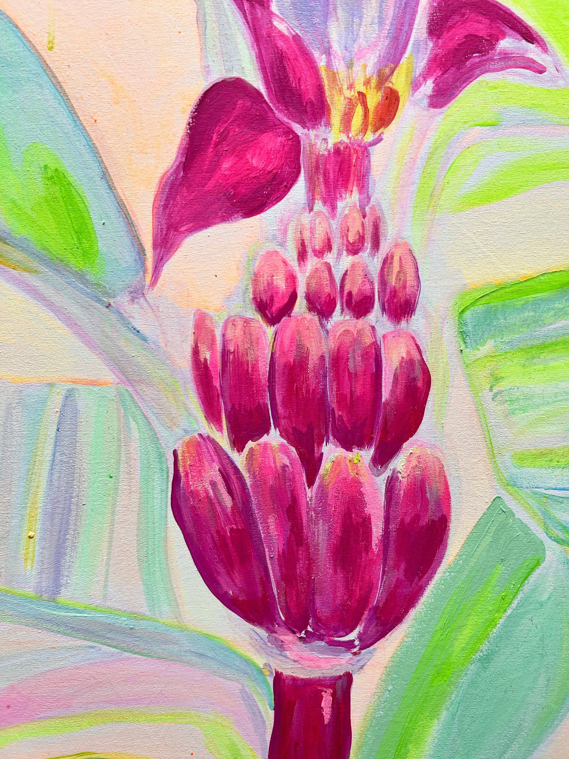 'Musa Velutina In Her Element'  112cm x 112cm - Kathryn Sillince Artist