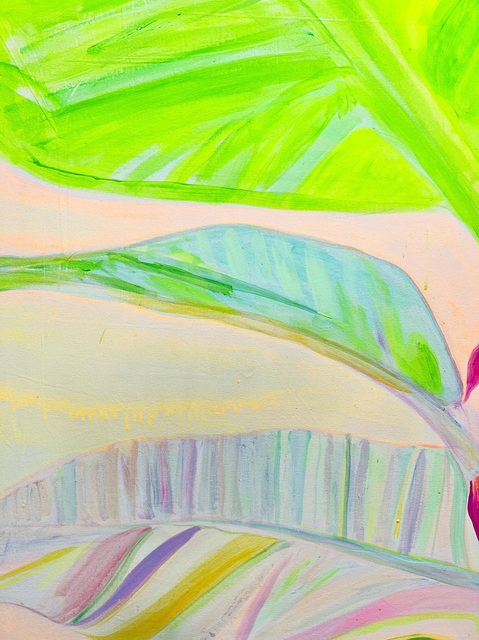 'Musa Velutina In Her Element'  112cm x 112cm - Kathryn Sillince Artist