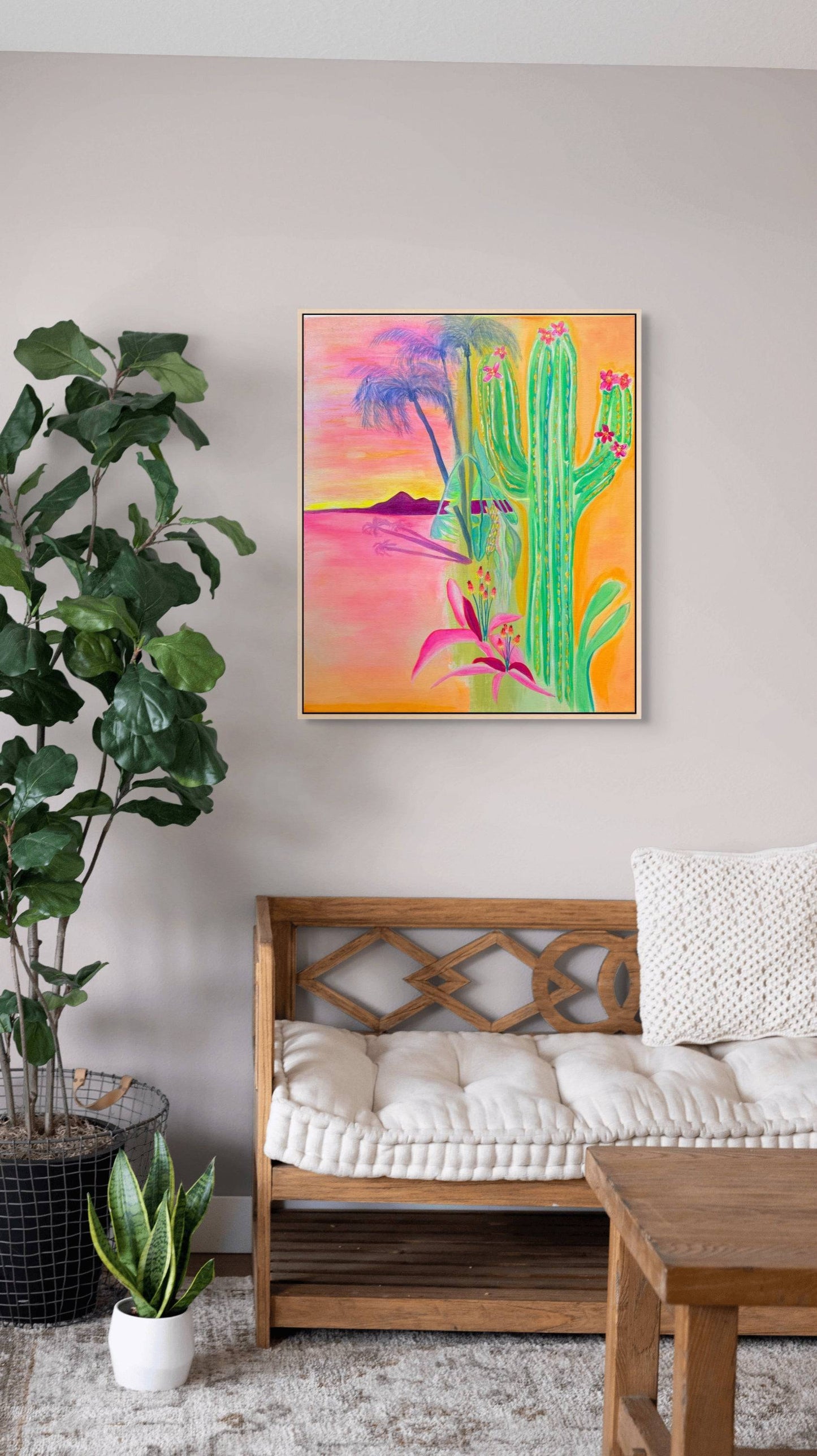 'Mirage Over Malabar' 51.4cm x 61cm - Kathryn Sillince Artist