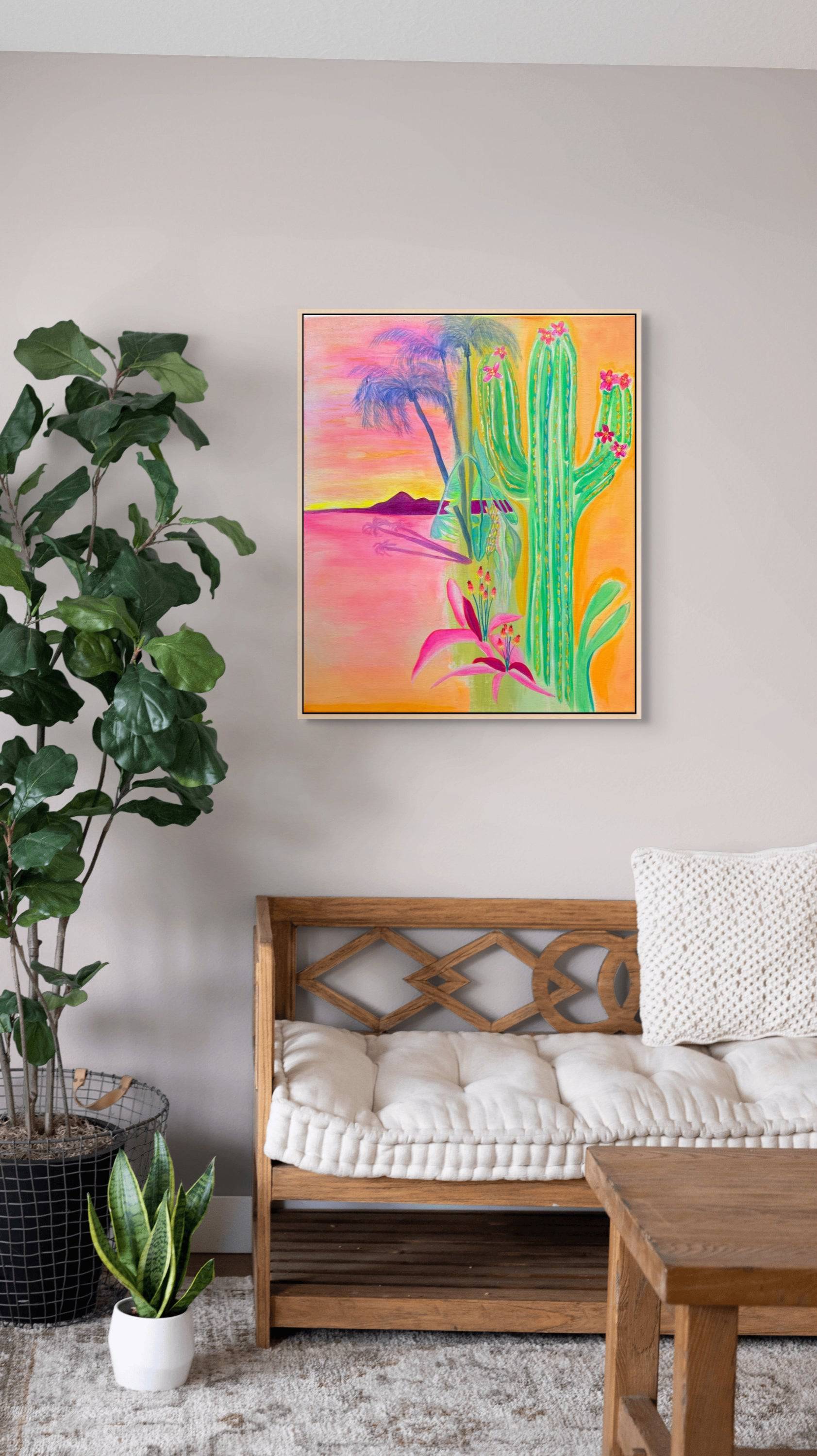 'Mirage Over Malabar' 51.4cm x 61cm - Kathryn Sillince Artist