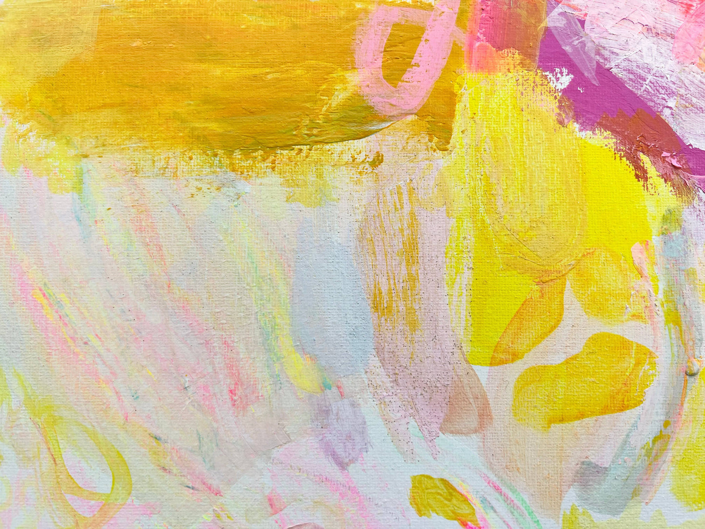 'On Our Way To The Beach'  41cm x 41cm - Kathryn Sillince Artist