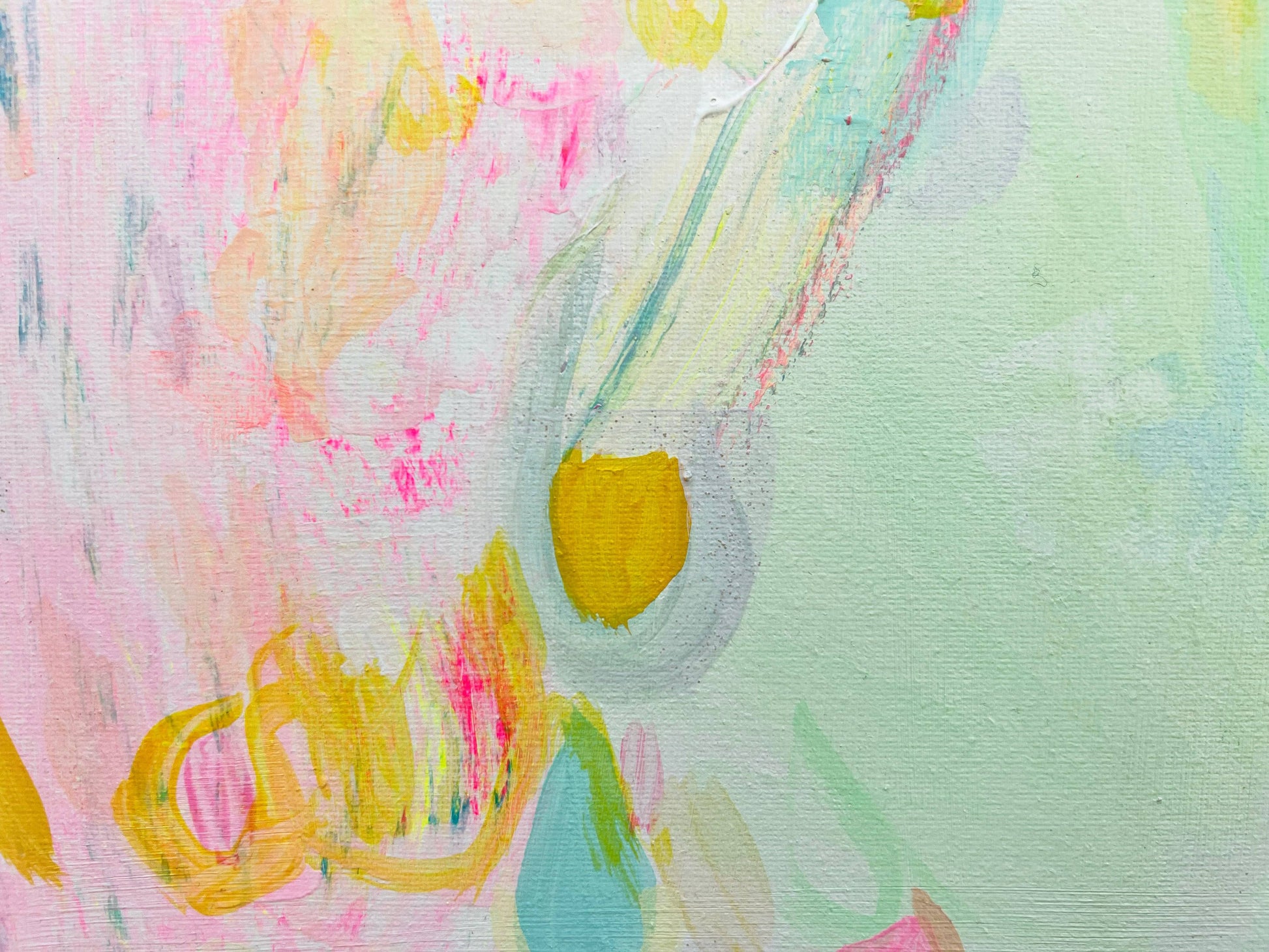 'On Our Way To The Beach'  41cm x 41cm - Kathryn Sillince Artist