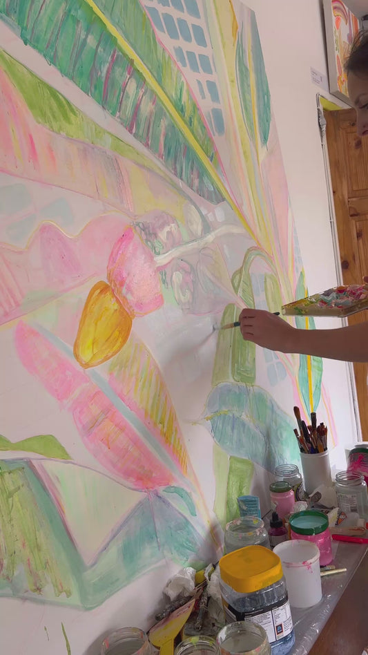 'Immersed in Nurture'  153cm x 153cm