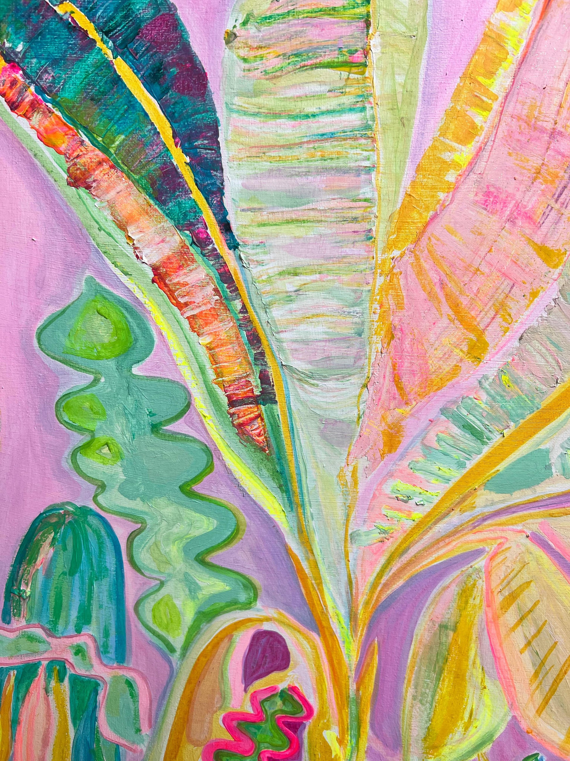 'Reflecting On A Perfect Day'  90cm x 90cm - Kathryn Sillince Artist