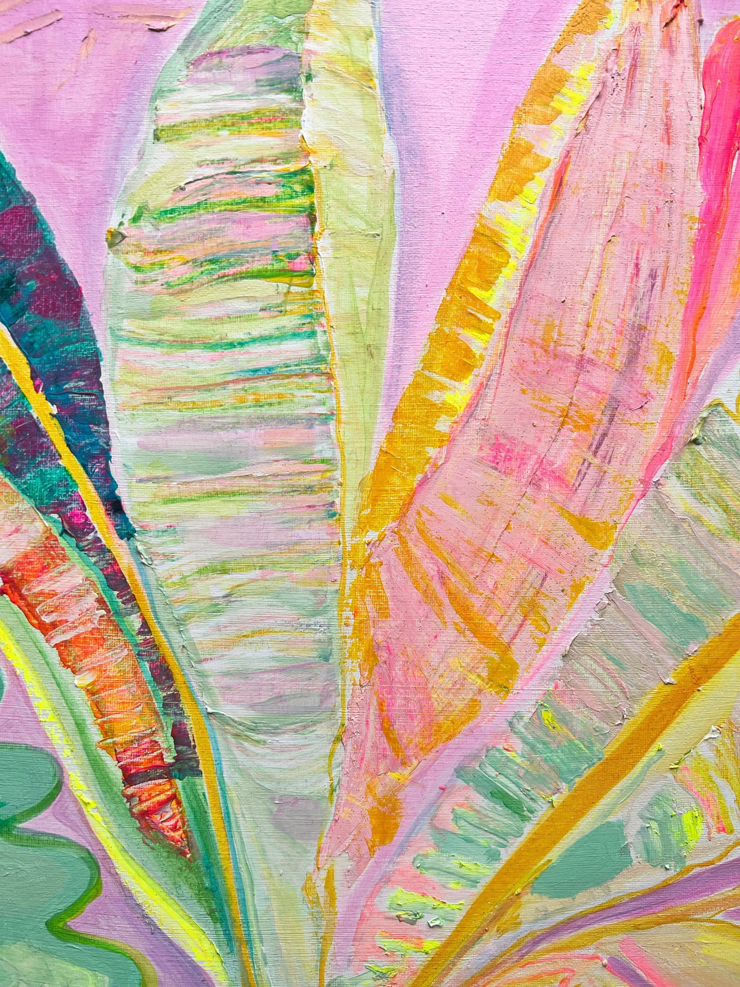 'Reflecting On A Perfect Day'  90cm x 90cm - Kathryn Sillince Artist