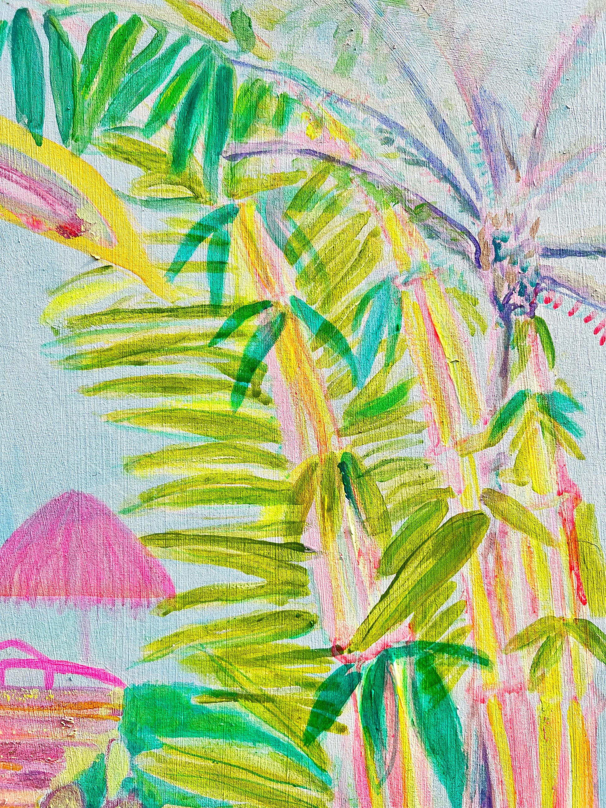 'Woke Up To This'  102cm x 102cm - Kathryn Sillince Artist