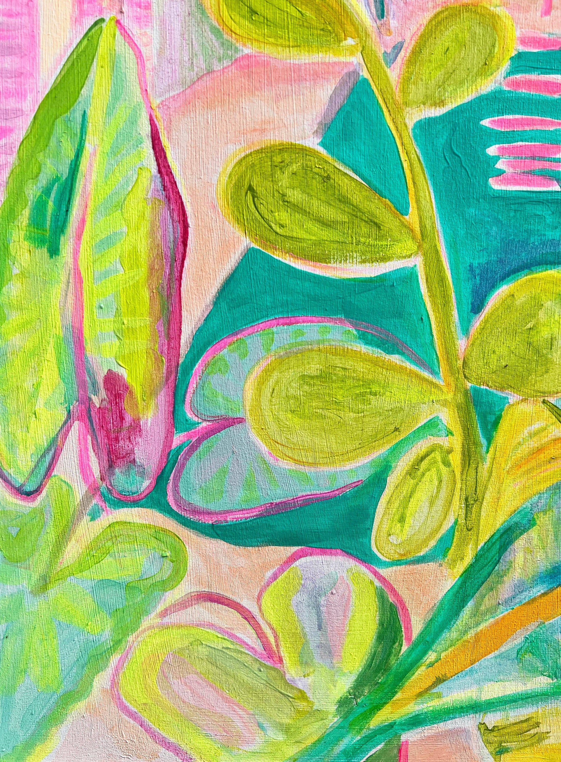 'Woke Up To This'  102cm x 102cm - Kathryn Sillince Artist
